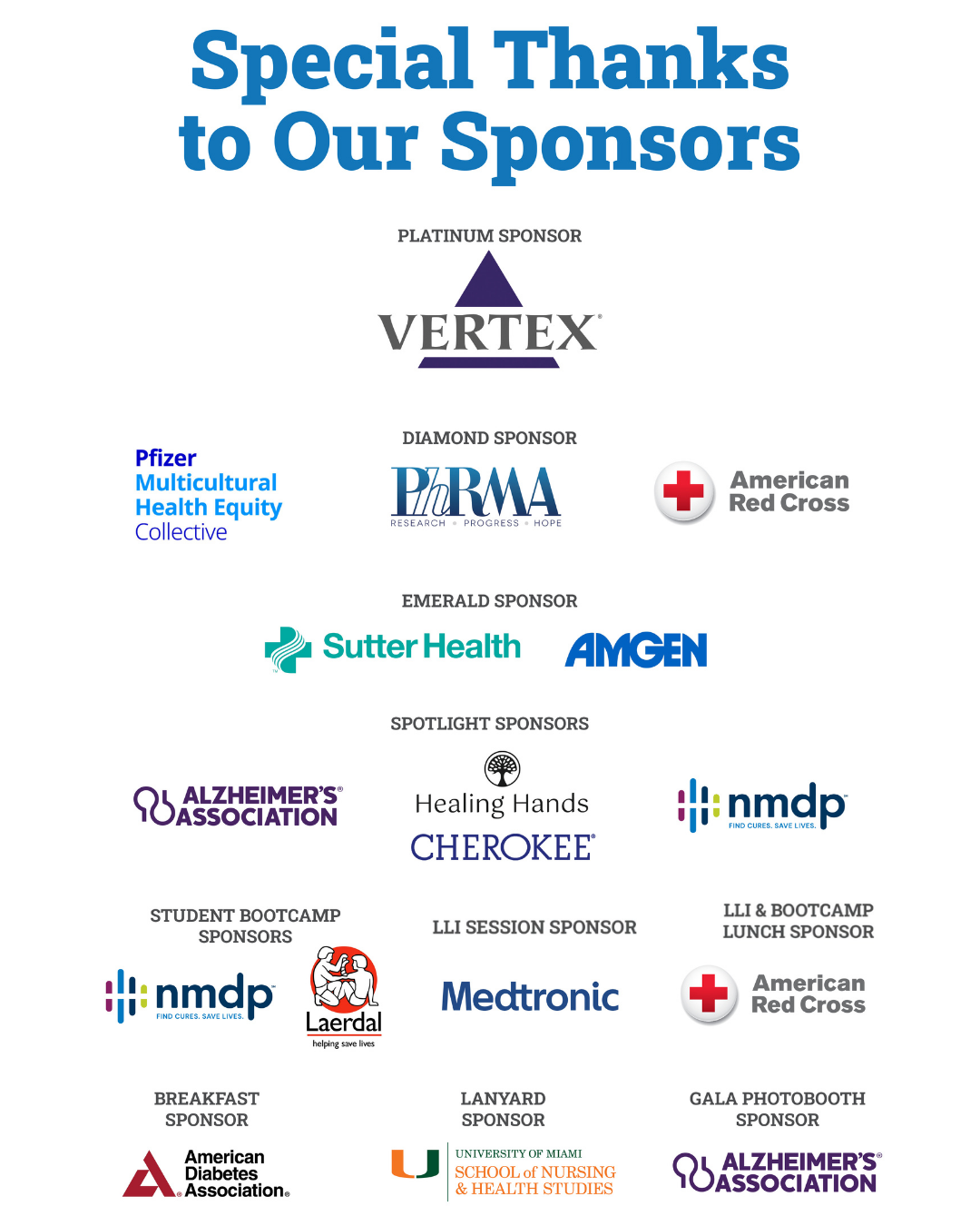 Conference Sponsors Conference Sponsors