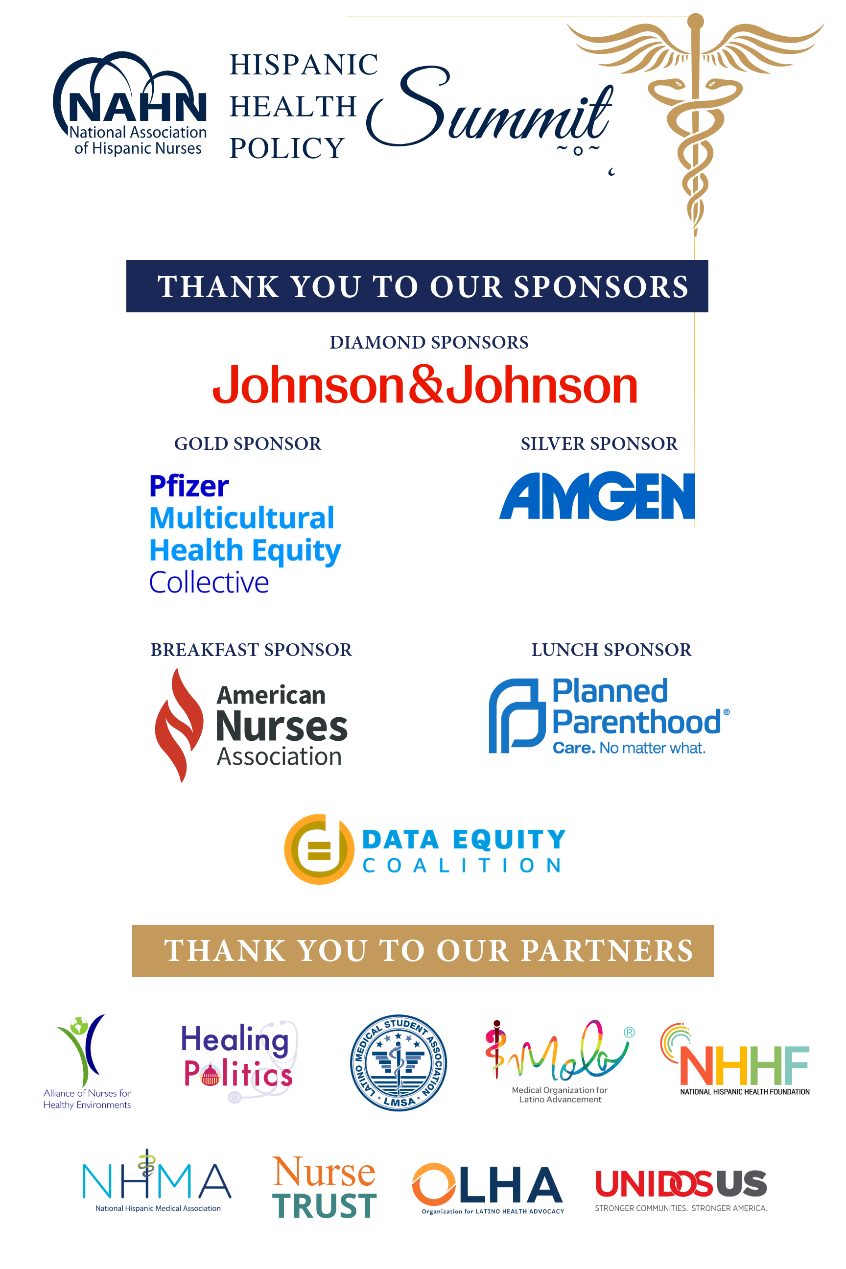 Logos of HHPS Partners and Sponsors