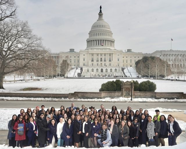 NAHN HHPS participants in front of the Capitol building